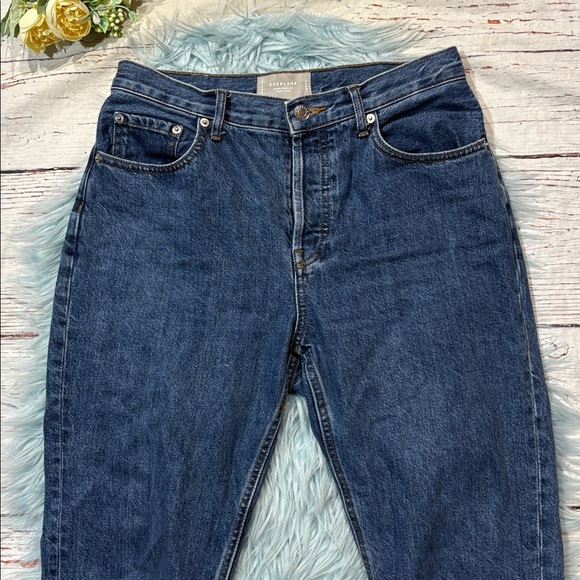 Everlane The 90s Cheeky Jeans Medium Blue Ankle - Picture 6 of 10